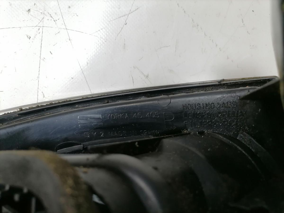 Seat Ibiza 6L original R&uuml;cklicht R&uuml;ckleuchte Schlussleuchte rechts au&szlig;en Bj.2003